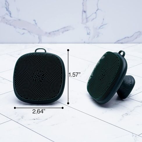The Man Silicone Face Scrubber for Men - Gentle Exfoliator Face Massager - Flex Face Brush for Men - Removes Dead & Dry Skin - Face Care Grooming Routine - Face Scrubber & Bathroom Accessory (1Pack) in Saudi Arabia