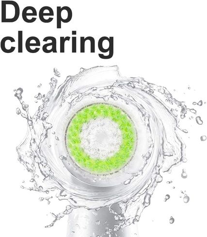 Replacement Facial Cleansing Brush Head Compatible with Clarisonic Mia 1, Mia 2, Mia Fit, Alpha Fit, Smart Profile Uplift and Alpha Fit (Blue1+green1, 2 Pack) in Kuwait