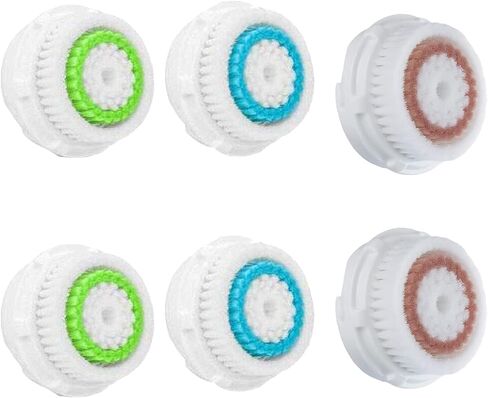 Facial Cleansing Brush Head Replacements Compatible with Clarisonic Mia 1, Mia 2, Mia Fit, Alpha Fit, Smart Profile Uplift, Deep Pore Face Brush Head Replacement Cleaning Tool (3 Pack) in Saudi Arabia