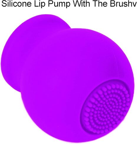 Lip Plumper Device, Lips Enhancer Lip Vacuum Suction Beauty Bigger Mouth Quickly Face Clean Massage Silicone Lip Pump with Brush() in Saudi Arabia