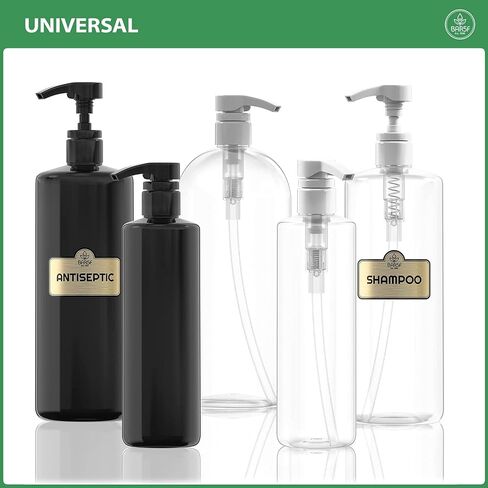 33.8-Ounce Pump for Shampoo and Conditioner, Lotion, etc. for 1-Inch Bottle Neck Pack of 2 White in Saudi Arabia