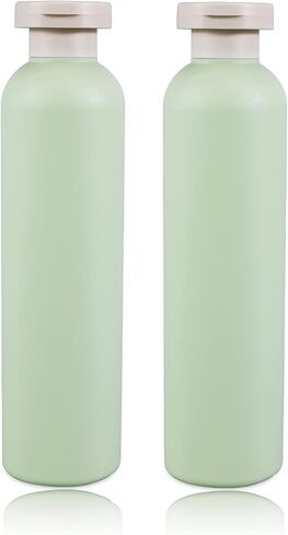 6.8 oz Plastic Travel Shampoo Bottles, Refillable Flip Cap Squeeze Bottles for Toiletries, Large Leakage-Proof Travel Shampoo and Conditioner Bottles (Blue) in Kuwait
