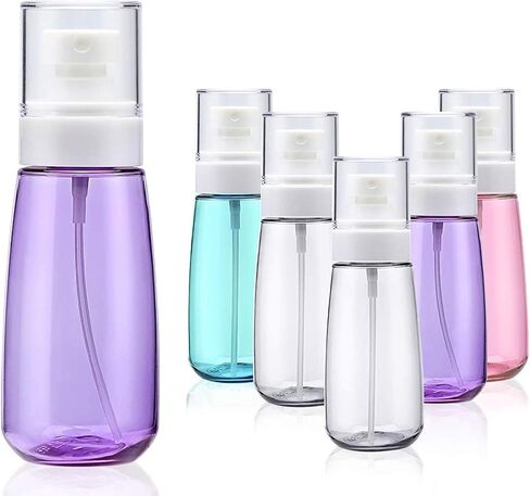 Cosywell Fine Mist Spray Bottle TSA Approved 3.4oz/ 100ml Empty Cosmetic Refillable Travel Containers Plastic Hair Spray Bottle Sprayer for Perfume Skincare Makeup Lotion (3color) in Saudi Arabia