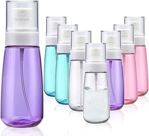 Cosywell Fine Mist Spray Bottle TSA Approved 3.4oz/ 100ml Empty Cosmetic Refillable Travel Containers Plastic Hair Spray Bottle Sprayer for Perfume Skincare Makeup Lotion (3color) in Saudi Arabia