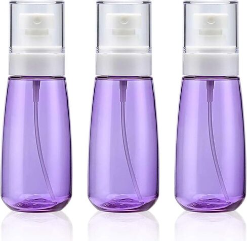 Cosywell Fine Mist Spray Bottle TSA Approved 3.4oz/ 100ml Empty Cosmetic Refillable Travel Containers Plastic Hair Spray Bottle Sprayer for Perfume Skincare Makeup Lotion (3color) in Saudi Arabia