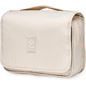 Narwey Hanging Toiletry Bag for Women Travel Makeup Bag Organizer Toiletries Bag for Travel Size Cosmetics Essentials Accessories (Blue Flower) in Saudi Arabia