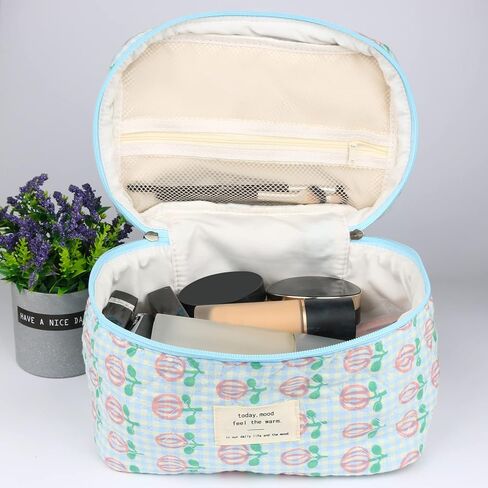 Cosmetic Bags for Women, Cute Floral Makeup Bag, Organizer Storage Make Up Bag, Travel Toiletry Bags, Handbags Purses (Bear/Big) in Saudi Arabia