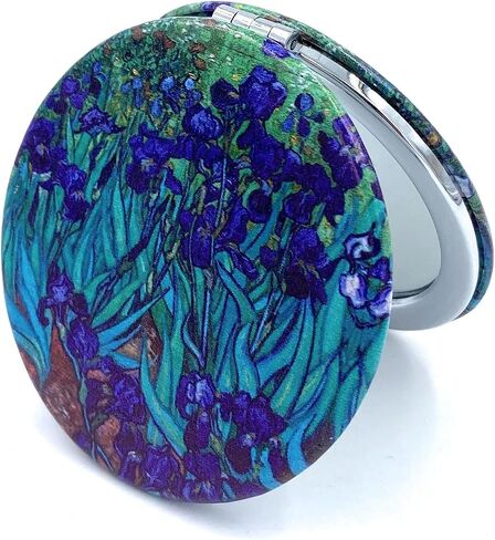 Pretty Compact Mirror Cute Handheld Mirror for Girls Folding Mirror for Purses Small Makeup Mirror Pocket Size Cosmetic Mirror in Saudi Arabia