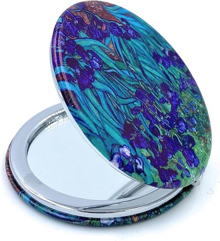 Pretty Compact Mirror Cute Handheld Mirror for Girls Folding Mirror for Purses Small Makeup Mirror Pocket Size Cosmetic Mirror in Saudi Arabia