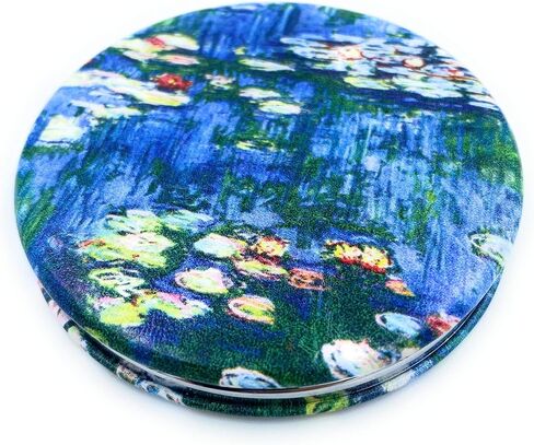 Pretty Compact Mirror Cute Handheld Mirror for Girls Folding Mirror for Purses Small Makeup Mirror Pocket Size Cosmetic Mirror in Saudi Arabia