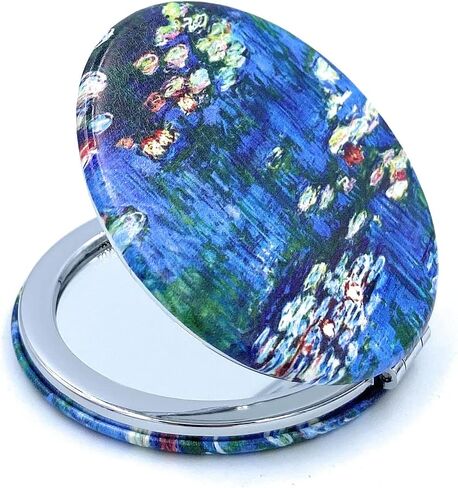 Pretty Compact Mirror Cute Handheld Mirror for Girls Folding Mirror for Purses Small Makeup Mirror Pocket Size Cosmetic Mirror in Saudi Arabia