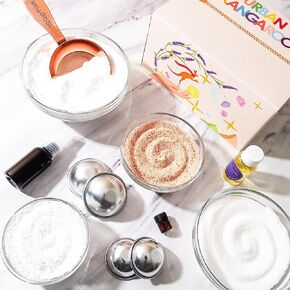 Essential Oil Bath Bomb DIY Kit (Made in USA), Creates 12+ Luxurious Bath Bombs with Himalayan Salt in Saudi Arabia