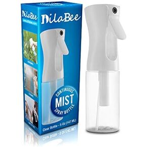 DilaBee Continuous Mist Empty Spray Bottle For Hair, 5 Oz - Salon Quality 360 Water Misting Sprayer - Pressurized Aerosol Stylist Spray Mister BPA Free (5 Oz) in Kuwait