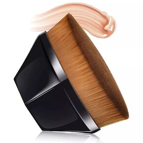 Foundation Makeup Brush, Flat Top Hexagon Kabuki Brush, Petal-Shaped Foundation Brush for Blending Liquid, Cream or Flawless Powder Cosmetics with Protective Case, Multifunctional Makeup Brush in Saudi Arabia