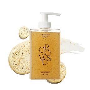 GROWUS Sea Salt Therapy Shampoo, Scalp Clarifying Shampoo that Exfoliates and Removes Excess Oil for thinning Hair, BHA, 16.9 fl.oz, Free from Paraben, Sulfate in Saudi Arabia