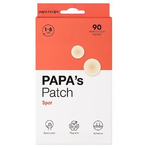 Papa Recipe Spot Patches, Hygienic Acne Patch (90 Pack) - Hydrocolloid Acne Pimple Patches for Face, Blemishes and Zits Absorbing Patch, Breakouts Spot Treatment for Skin Care, Invisible Pimple patch in Saudi Arabia