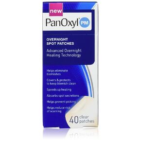 PanOxyl Pm Overnight Spot Patches With Advanced Hydrocolloid Healing Technology, 40 Count (Pack of 3)