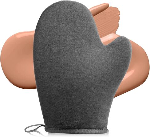 قفاز تسمير البشرة الذاتي من Yvoier - قفازات تسمير البشرة قفاز تسمير البشرة الذاتي قفاز تسمير البشرة من أجل أداة تسمير البشرة الذاتية، أداة توزيع المكياج بدون التعرض للشمس، قفاز تسمير ذاتي، قفاز تسمير ذاتي، رمادي in Kuwait