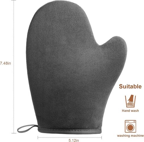 قفاز تسمير البشرة الذاتي من Yvoier - قفازات تسمير البشرة قفاز تسمير البشرة الذاتي قفاز تسمير البشرة من أجل أداة تسمير البشرة الذاتية، أداة توزيع المكياج بدون التعرض للشمس، قفاز تسمير ذاتي، قفاز تسمير ذاتي، رمادي in Kuwait