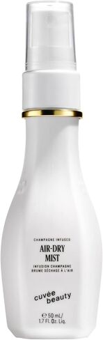 CUVÉE BEAUTY Cuvee Air Dry Mist - 1.7 أونصة سائلة - تجفيف بالهواء بدون تجعد، ملمس طبيعي مضخم، ترطيب خفيف الوزن - تركيبة مملوءة بالشامبانيا مع ريسفيراترول والسيراميد - لون آمن in Saudi Arabia