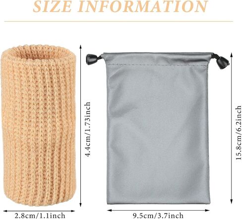 Skylety 30 Pcs Finger Sleeves for Arthritis Trigger Finger,Beige in Saudi Arabia