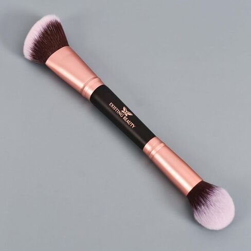 Foundation Makeup Brush - Double Sided Blending Brush for Makeup, Liquid, Powder, Concealer, Cream - Contour Brushes for Makeup by Existing Beauty in Saudi Arabia
