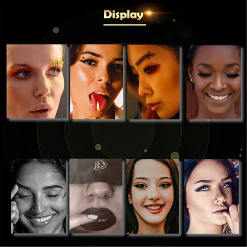 مجموعة ثقب الأنف، MIUXIA Nose Piercing Gun with Jewelry Nose Built-in Stud Nose Piercing Kit with Nose Rings Nose Piercing Gun Nose Piercing Tools..... in Kuwait