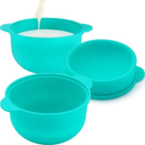 3 Pieces Silicone Wax Pot Replacement, 14 oz Wax Pot Insert for Hair Removal Wax Warmer Liner Removable Waxing Bowl for Home Use Wax Machine Accessory, 500 ml in Saudi Arabia