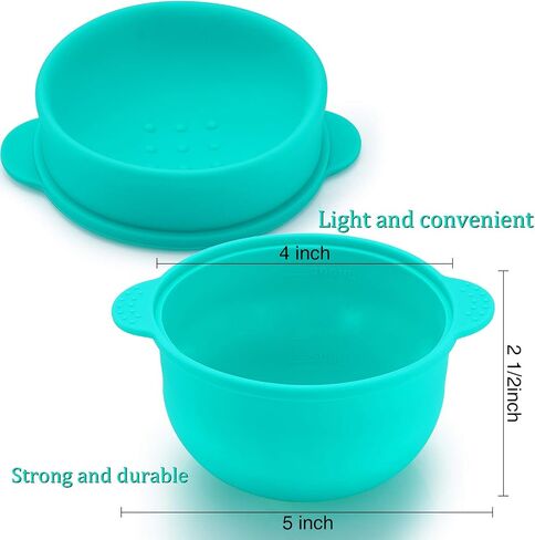 3 Pieces Silicone Wax Pot Replacement, 14 oz Wax Pot Insert for Hair Removal Wax Warmer Liner Removable Waxing Bowl for Home Use Wax Machine Accessory, 500 ml in Saudi Arabia