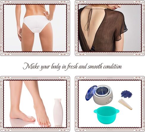 3 Pieces Silicone Wax Pot Replacement, 14 oz Wax Pot Insert for Hair Removal Wax Warmer Liner Removable Waxing Bowl for Home Use Wax Machine Accessory, 500 ml in Saudi Arabia