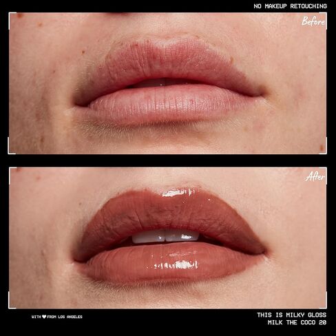 NYX PROFESSIONAL MAKEUP This Is Milky Gloss، ملمع شفاه مع ترطيب لمدة 12 ساعة، نباتي - مخفوق الكراميل المملح (كراميل) in Saudi Arabia