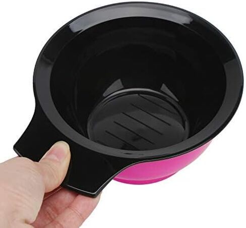 3pcs Hair Color Mixing Bowl, Salon Hair Color Mixing Tint Bowl Set, Professional Hair Dye Kit, Light Plastic DIY Hair Coloring Tool Set Assorted Colors for Hairdressing Hair Dyeing in Kuwait
