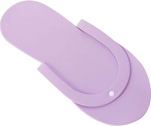 ForPro Comfy Pedi Slippers, Disposable Foam Pedicure Slippers for Nail Salons and Spas, Individually-Wrapped, 12-Pair in Saudi Arabia