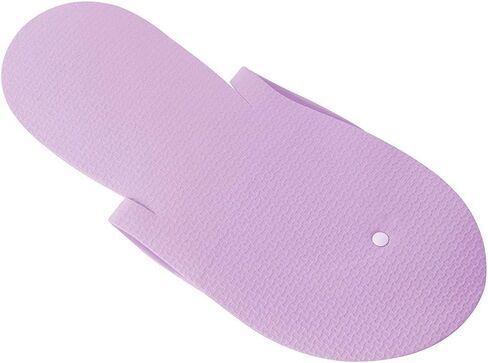 ForPro Comfy Pedi Slippers, Disposable Foam Pedicure Slippers for Nail Salons and Spas, Individually-Wrapped, 12-Pair in Saudi Arabia