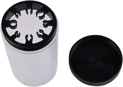 2 Pcs Nail Art Brush Pen Holder Immersion Makeup Brush Nail Art Brush Cleaner Cup Container in Saudi Arabia