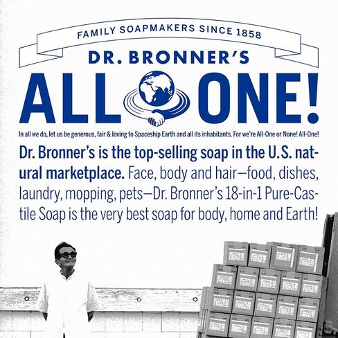 Dr. Bronner's - Organic Shaving Soap Variety Pack - Lavender, Tea Tree, & Lemongrass, Certified Organic, Sugar & Shikakai Powder, Moisturizes, Use on Face, Underarms, & Legs (7oz, 3-Pack) in Kuwait