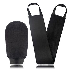 stusgo Self Tanning Mitt Applicator، قفاز دباغة مع معصم مرن، قضيب خلفي للتسمير بدون شمس لظهرك، ناعم، خالي من الخطوط، من أجل تسمير البشرة الذاتي بدون شمس، غسول، موس in Kuwait