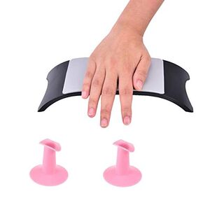 PIAOPIAONIU 1 Pcs Nail Arm Rest and 2 Pcs Plastic Finger Stand Support Rest,Manicure Hand Pillow Pad Nail Table Arm Rest Pad Manicure Hand Rest Armrest Nail Tool Equipment in Kuwait