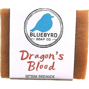 BLUEBYRD Soap Burnt Orange Patchouli All Natural Soap Bar | 100% Essential Oil Bar Soap with Organic Natural Cleansing Ingredients | USA Vegan Body Wash Soap Bar for Women & Men (Burnt Orange)