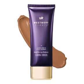 Westmore Beauty Body Coverage Perfector 3.5 Oz (Bronze Radiance) - Leg Makeup, Body Makeup, Tattoo Cover Up Makeup Waterproof And Sweat Proof