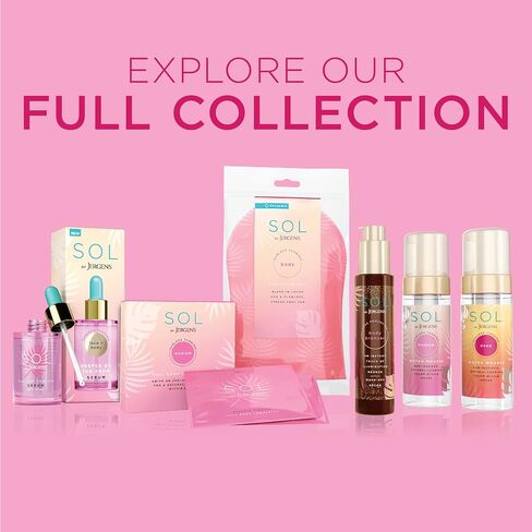 مناديل تسمير ذاتي للجسم بالكامل من جيرجنز، مناديل مبللة لتسمير البشرة بدون شمس ذات مظهر طبيعي بدون شمس، 6 قطع، مغمورة بماء جوز الهند وفيتامين E، لون مستوحى من الشمس في 4 ساعات in Kuwait