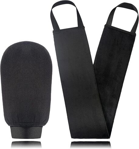stusgo Self Tanning Mitt Applicator، قفاز دباغة مع معصم مرن، قضيب خلفي للتسمير بدون شمس لظهرك، ناعم، خالي من الخطوط، من أجل تسمير البشرة الذاتي بدون شمس، غسول، موس in Saudi Arabia