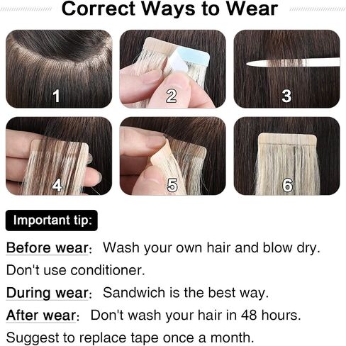 SUYYA Kinky Straight Tape in Extensions Natural Black Tape in Hair Extensions Human Hair Kinky Straight 12 Inch Skin Weft 40g/Pack 20PCS Tape INS for Women(#1B Natural Black) in Saudi Arabia