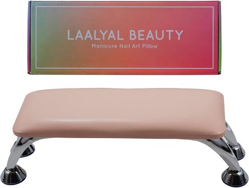 Nail Arm Rest for Nail Tech, Nail Salon Arm Rest Cushion Hand Pillow Stand for Acrylic Nails Manicure Desk Station, Microfiber Leather Salon Table Arm Rest, Thick Pink Non Slip Sponge Pad Arm Rester in Saudi Arabia