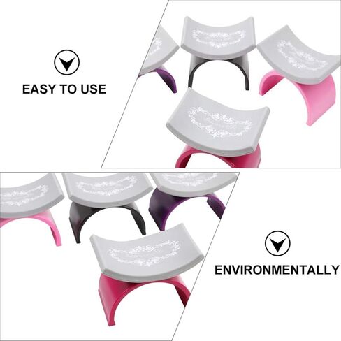 مسند ذراع للأظافر من Beaupretty، وسادة يد للعناية بالأظافر على شكل حرف U وسادة احترافية لراحة الأظافر وطاولة مكتب وأداة مانيكير، أحمر in Kuwait