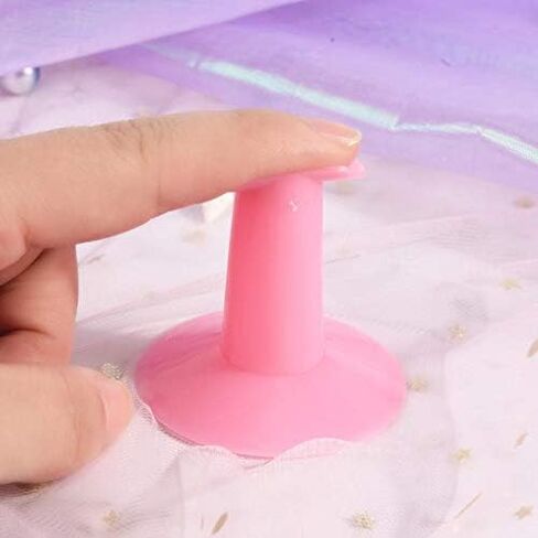 PIAOPIAONIU 1 Pcs Nail Arm Rest and 2 Pcs Plastic Finger Stand Support Rest,Manicure Hand Pillow Pad Nail Table Arm Rest Pad Manicure Hand Rest Armrest Nail Tool Equipment in Kuwait