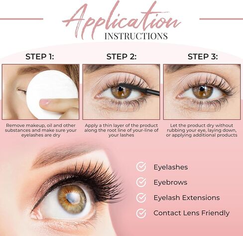I Love Lashes Outlaw Cosmetics - Premium Lash Growth Serum for Natural Lashes or Lash Extensions, Eyelash Serum Lash Primer Oil-Free, Vegan & Cruelty-Free in Saudi Arabia