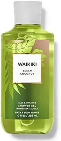 Bath and Body Works 2 Pack Waikiki Beach Coconut Shower Gel 10 Oz. in Saudi Arabia