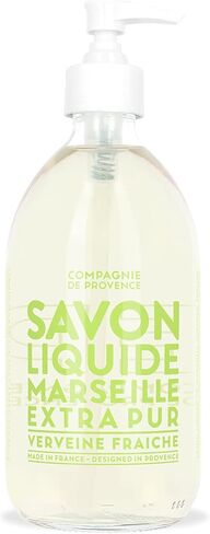 Compagnie de Provence Savon de Marseille صابون سائل فائق النقاء - خالي من العطور - زجاجة مضخة زجاجية سعة 16.7 أونصة سائلة in Saudi Arabia