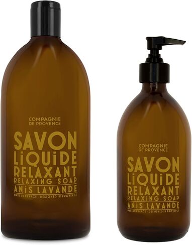 Compagnie de Provence Savon de Marseille صابون سائل فائق النقاء - خالي من العطور - زجاجة مضخة زجاجية سعة 16.7 أونصة سائلة in Saudi Arabia